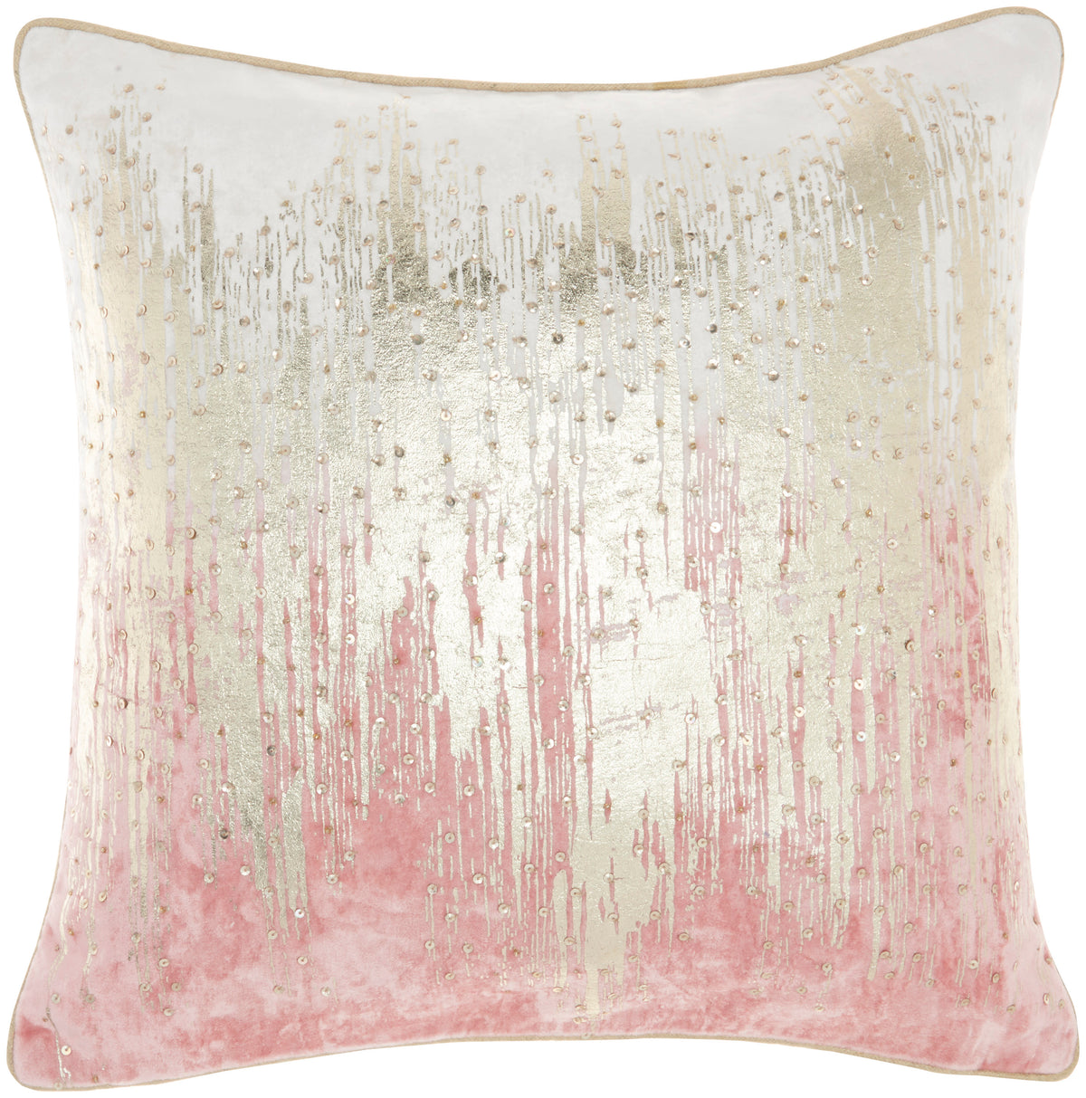Sofia PN506 Blush 18" x 18" Throw Pillows