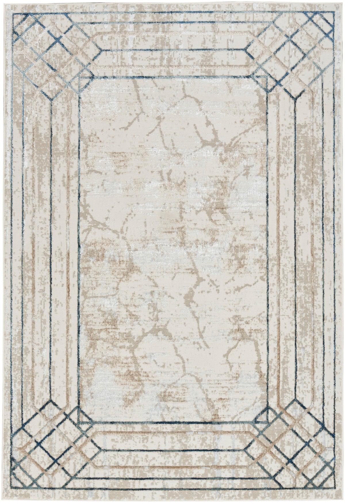 Glitz GLZ03 Ivory Taupe Rug - Rectangle
