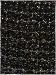 Cozy Shimmer CSH01 Black Gold Rug - Rectangle