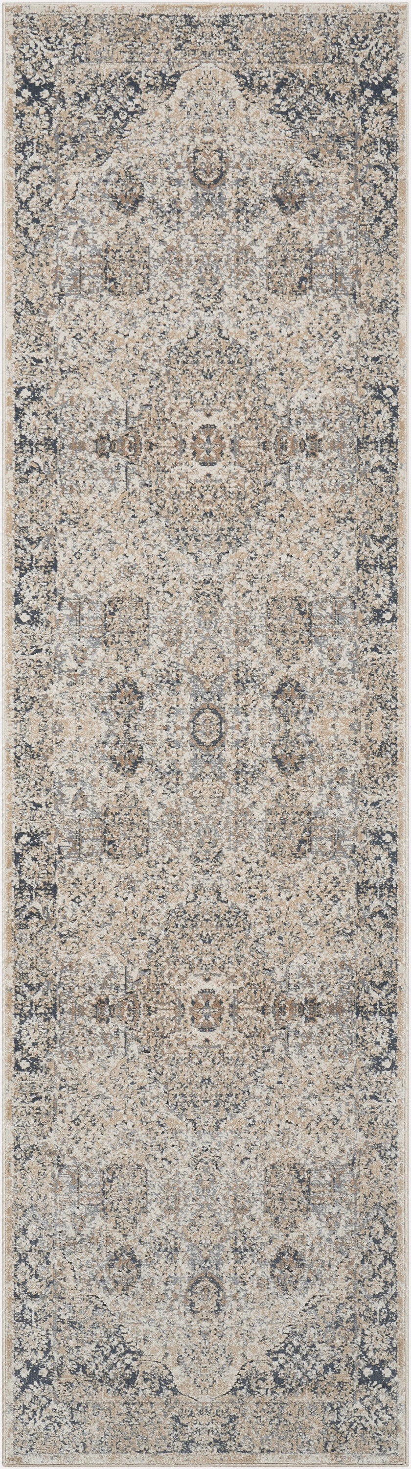 Malta MAI01 Ivory Blue Rug - Runner