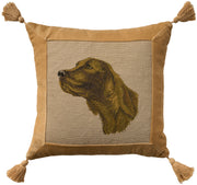 Vintage Pillow V6025 Beige 20" x 20" Throw Pillows