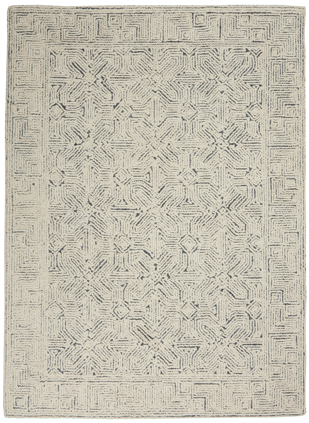 Colorado CLR05 Ivory Navy Rug - Rectangle