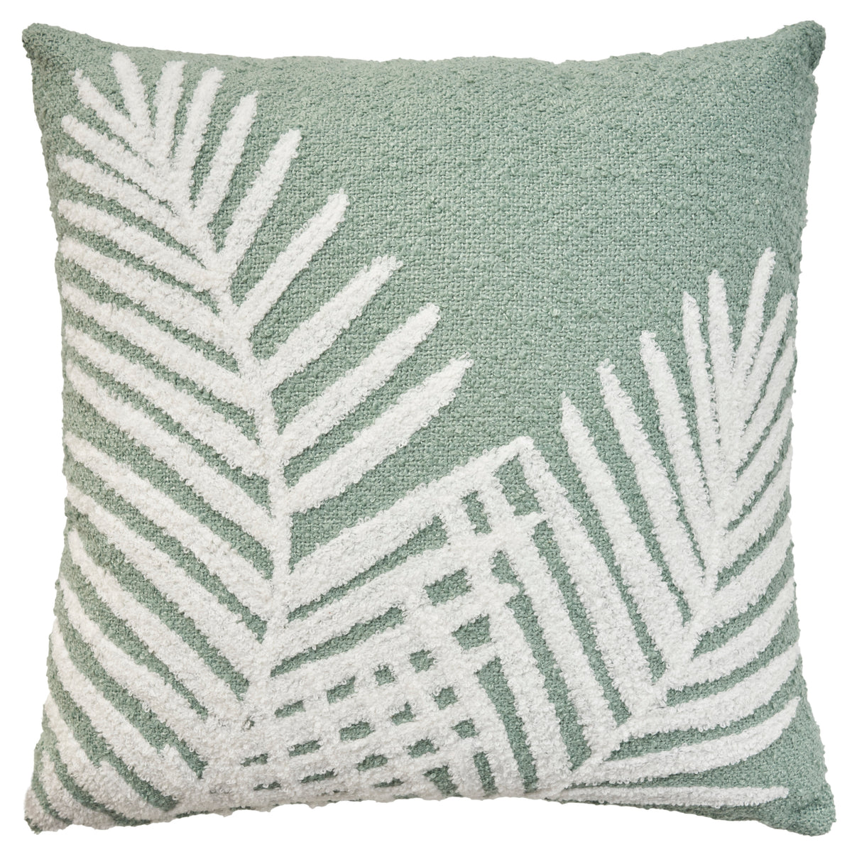 Outdoor Pillows VJ005 Aqua 18" x 18" Throw Pillows