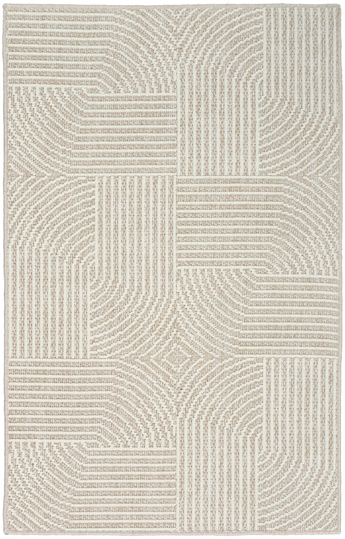 Natural Texture NTX02 Beige Ivory Rug - Rectangle