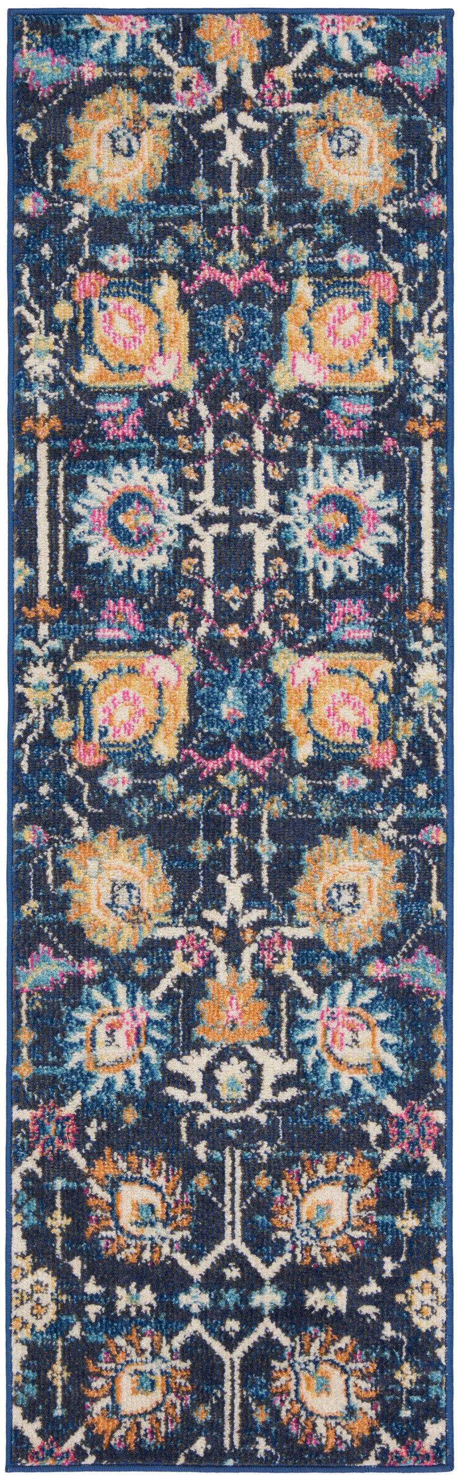Passion PSN01 Navy Rug - Runner
