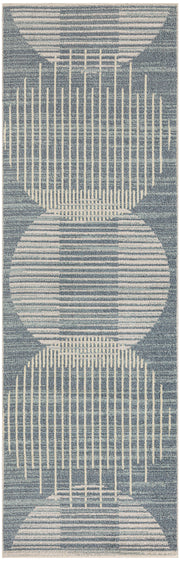 Astra Machine Washable ASW03 Blue Rug - Runner
