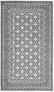 Palermo PMR02 Charcoal Silver Rug - Rectangle