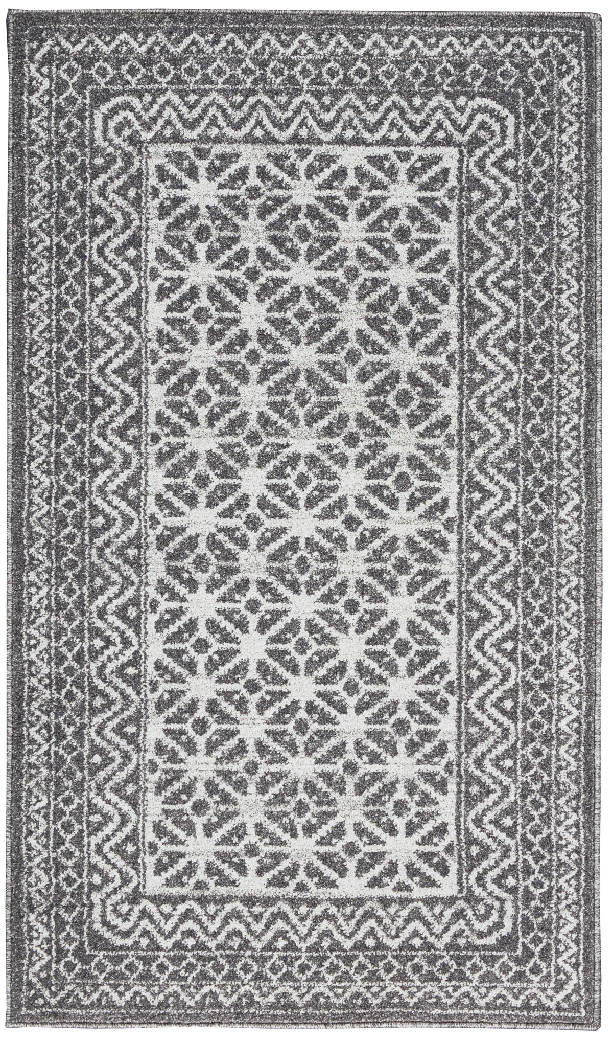 Palermo PMR02 Charcoal Silver Rug - Rectangle