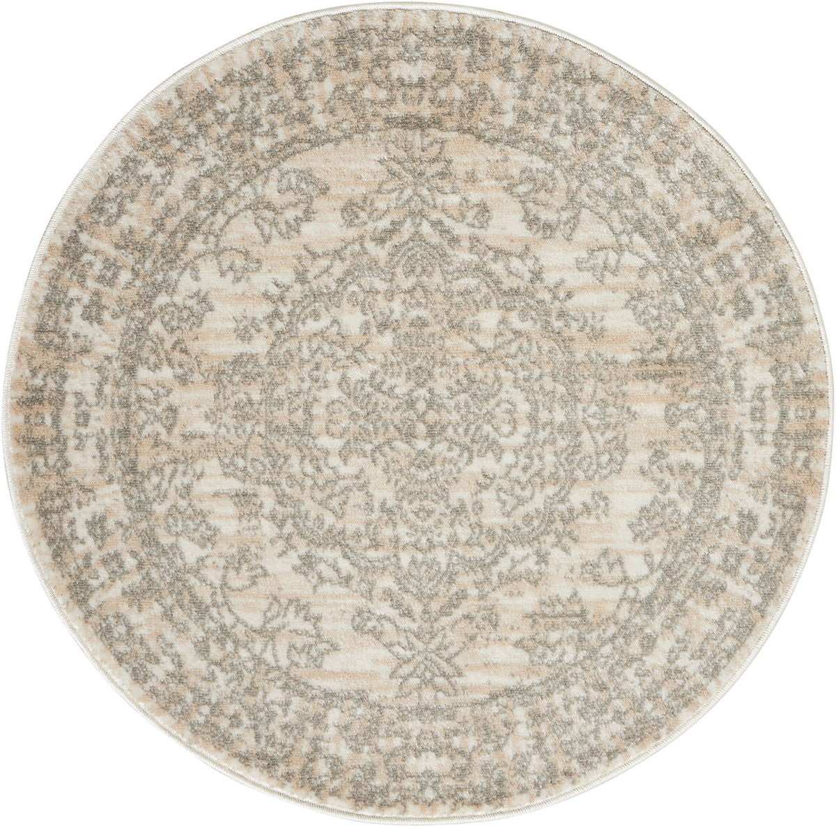 Euphoria EUP04 Bone Rug - Round