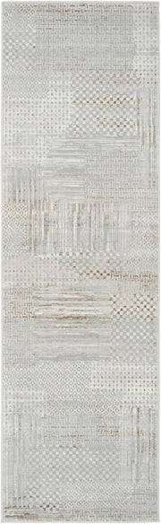 Glitz GLZ09 Silver Grey Rug - Runner