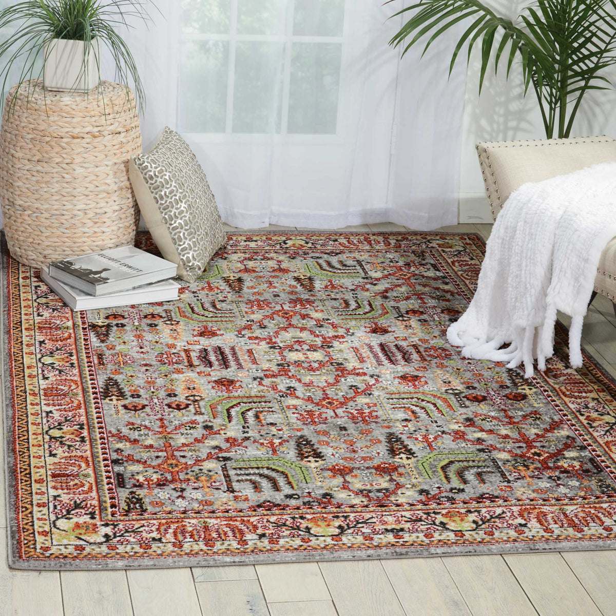 Aria AR003 Multicolor Rug - room scene