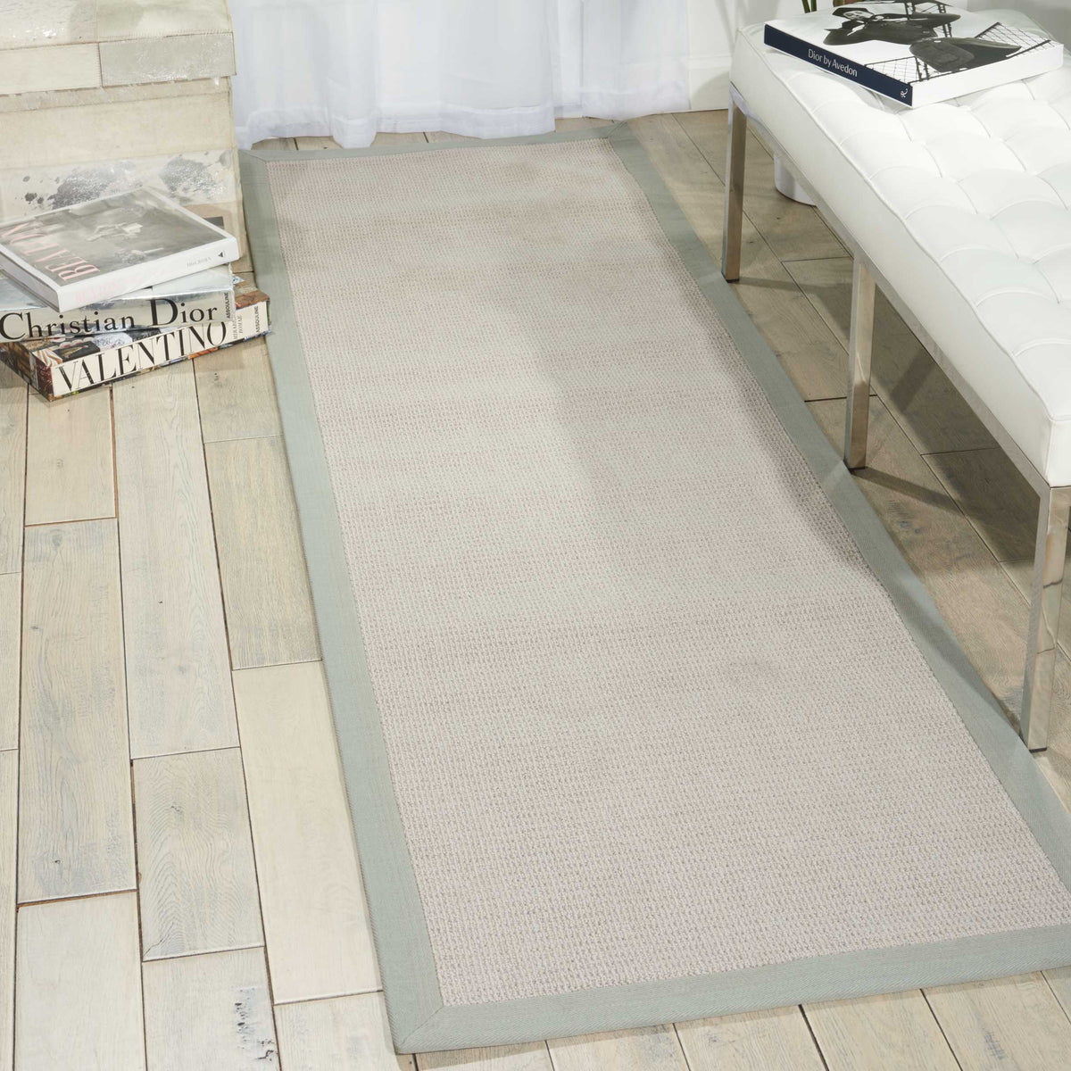 Sisal Soft SSF40 Stone Rug - room scene