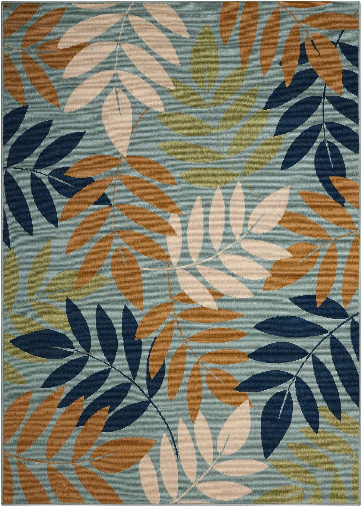 Caribbean CRB06 Blue Rug - Rectangle