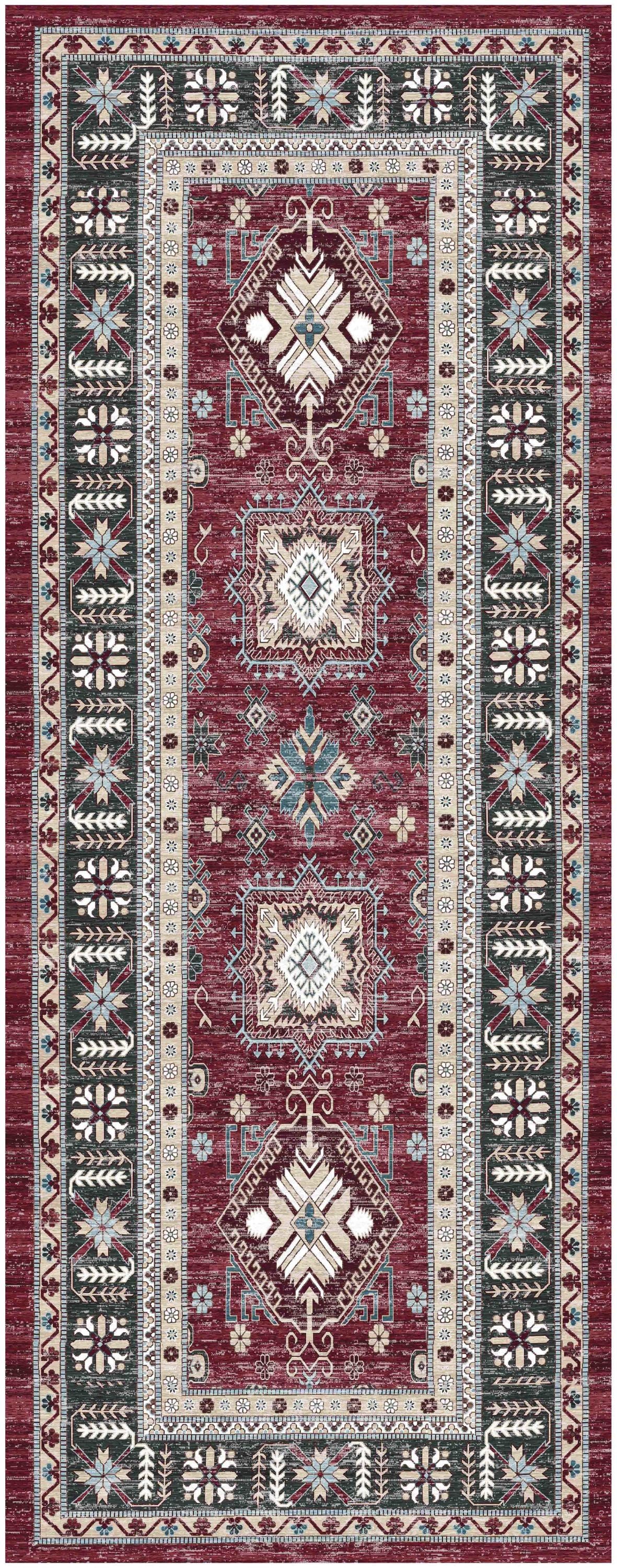 Fulton FUL03 Red Rug - Runner