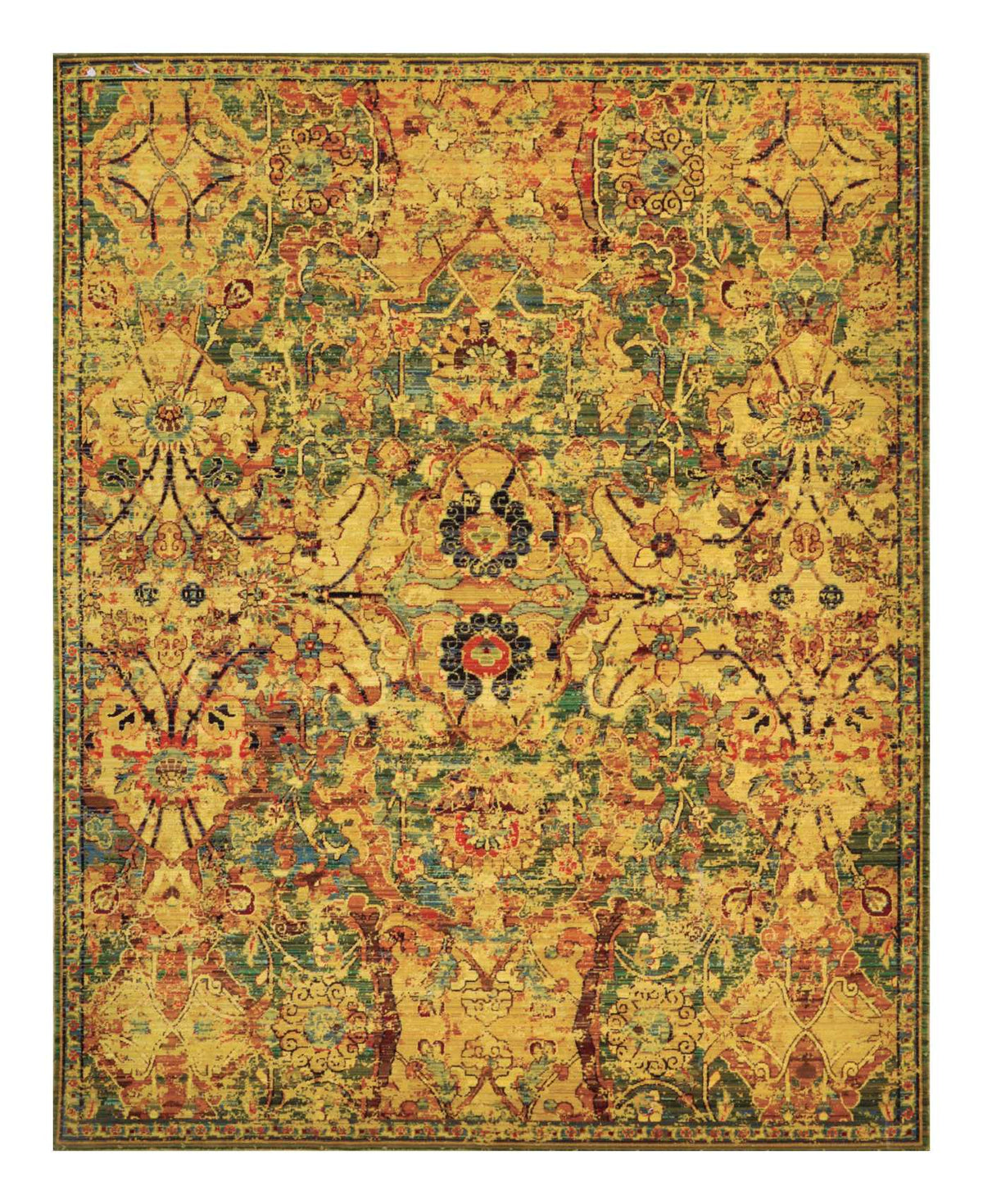 Timeless TML02 Olive Rug - Rectangle