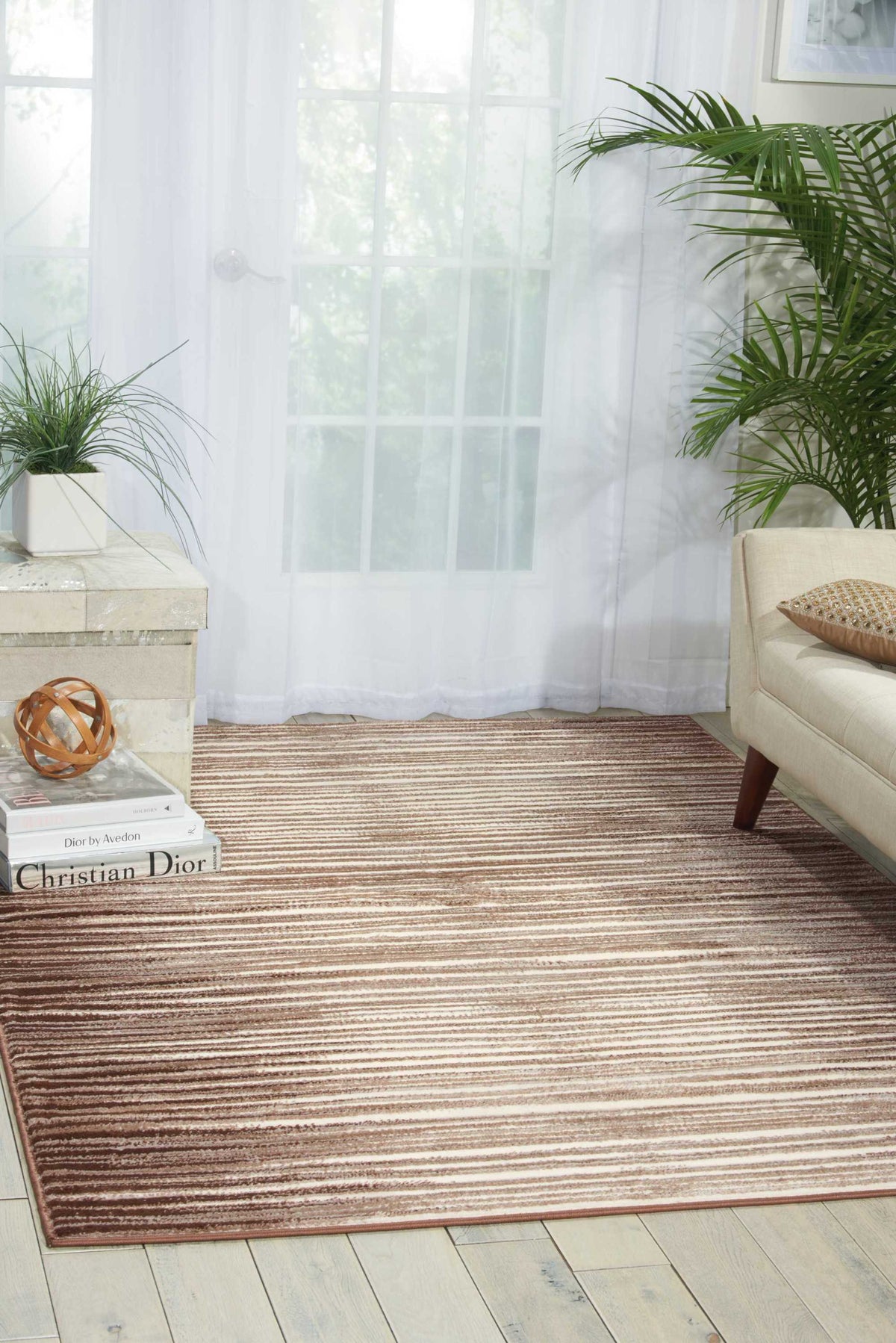 Studio STU07 Mocha Rug - room scene