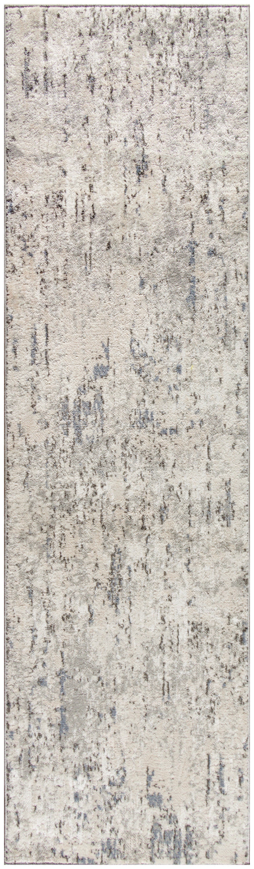 Quarry QUA01 Ivory Blue Grey Rug - Runner