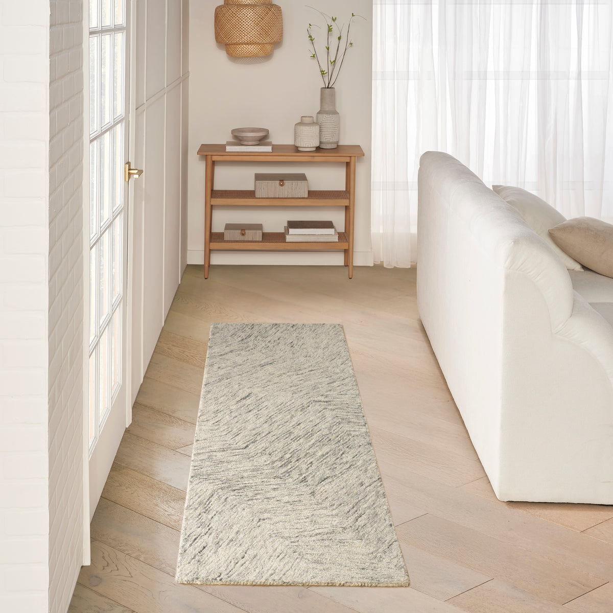 Pure Angles ANG01 Grey Rug - room scene
