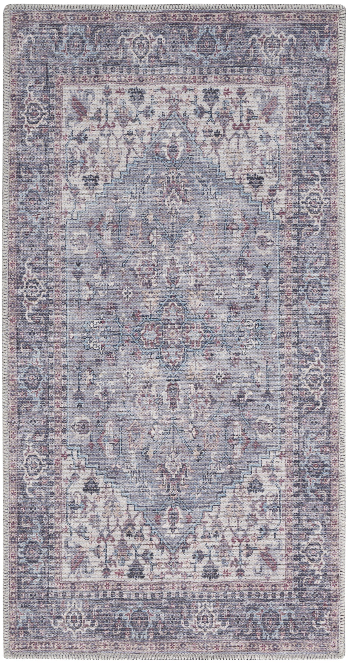 New Concept Washables SR101 Grey Rug - Rectangle