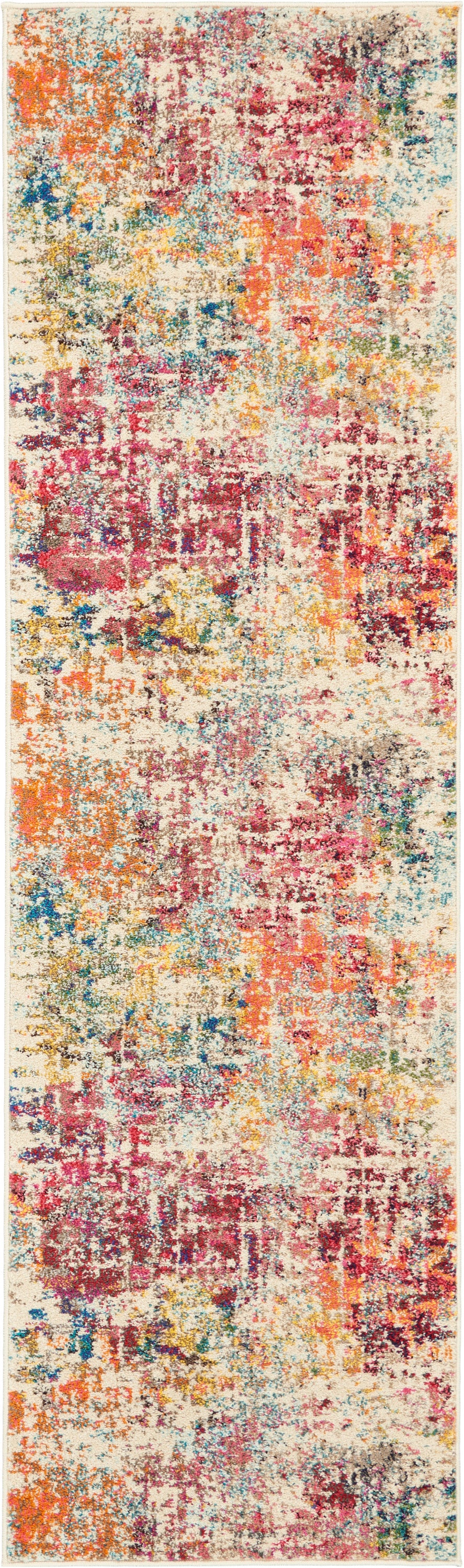 Celestial CES13 Pink Multicolor Rug - Runner