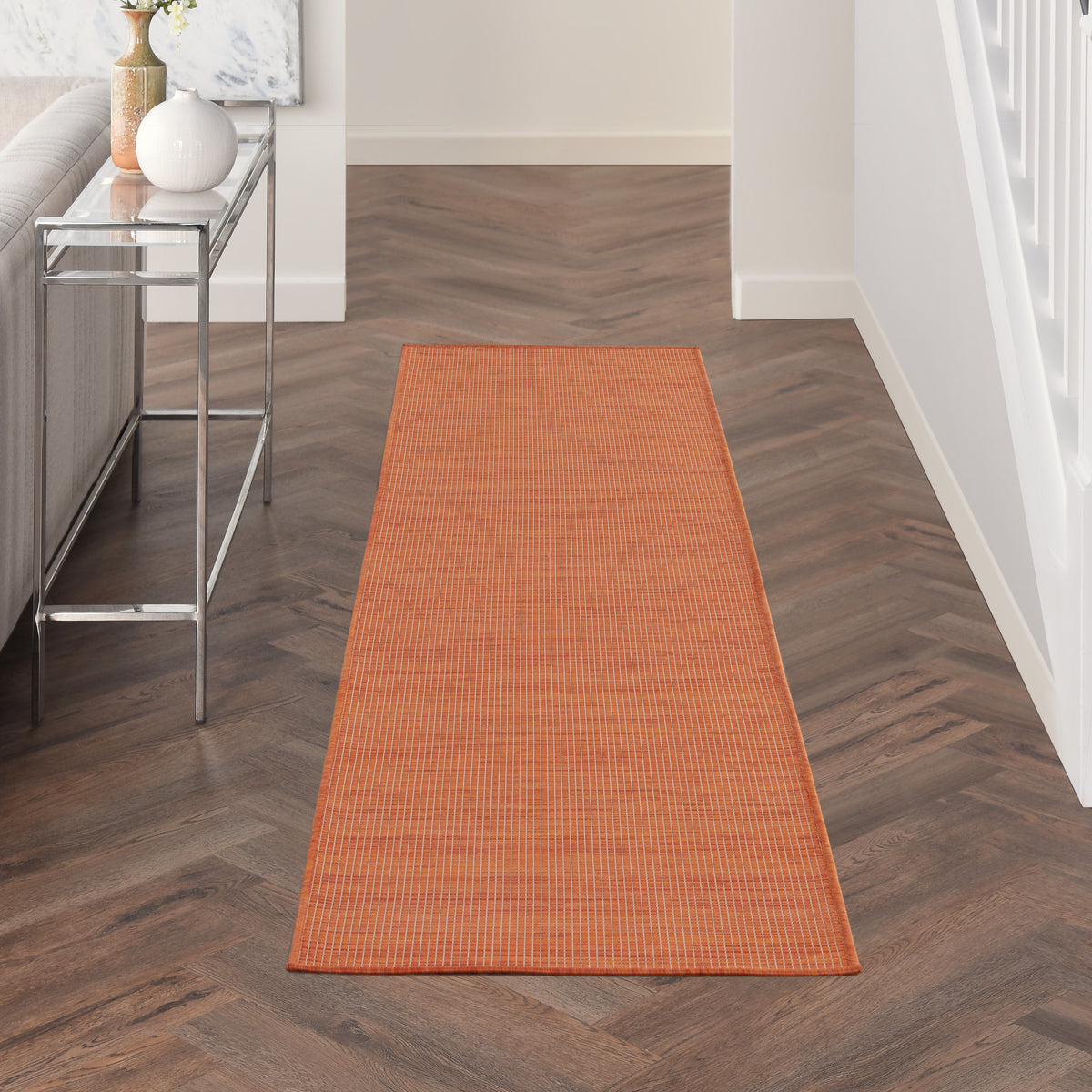 Positano POS01 Terracotta Rug - room scene