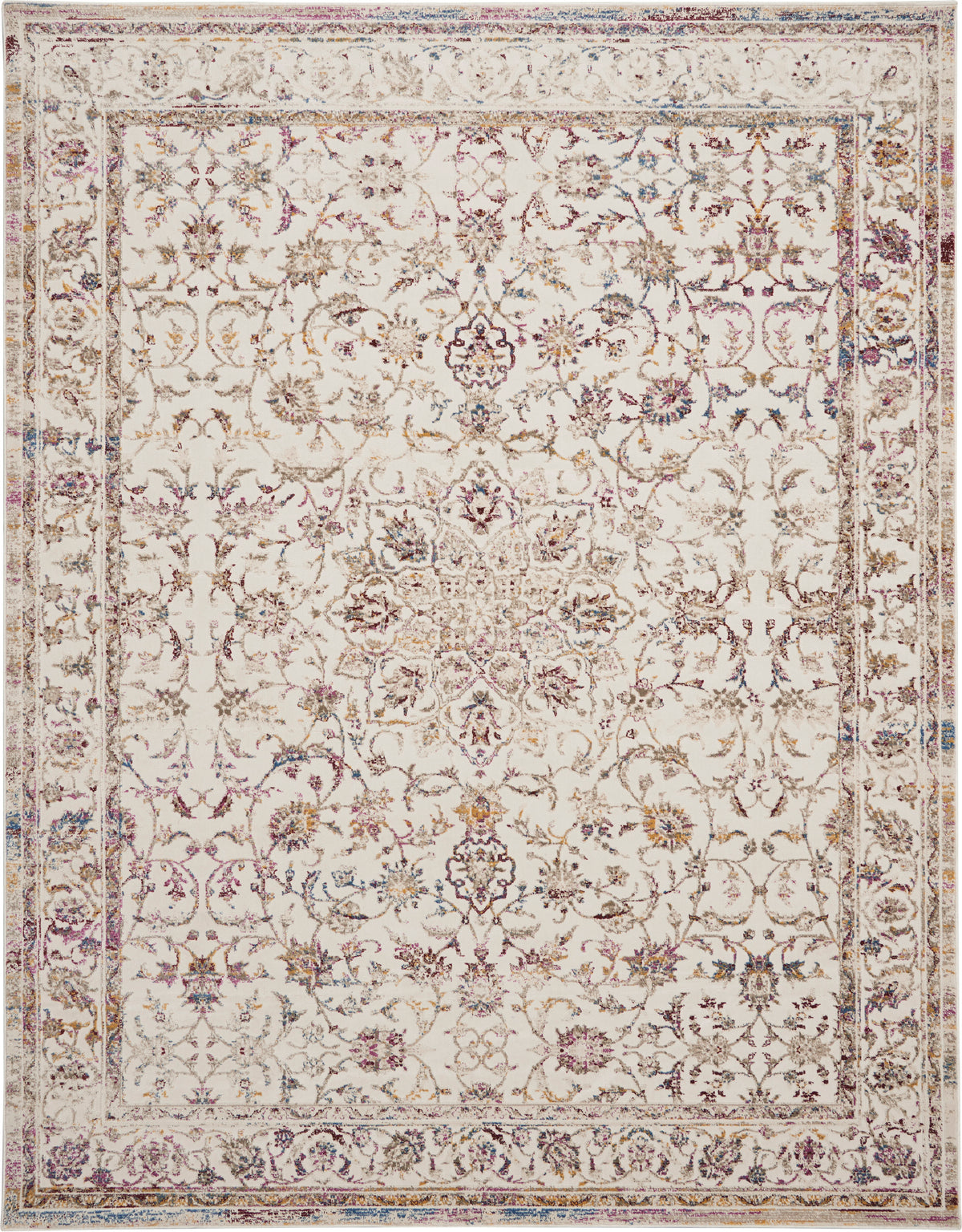 Melody MEL02 Ivory Multicolor Rug - Rectangle
