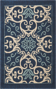 Caribbean CRB02 Navy Rug - Rectangle