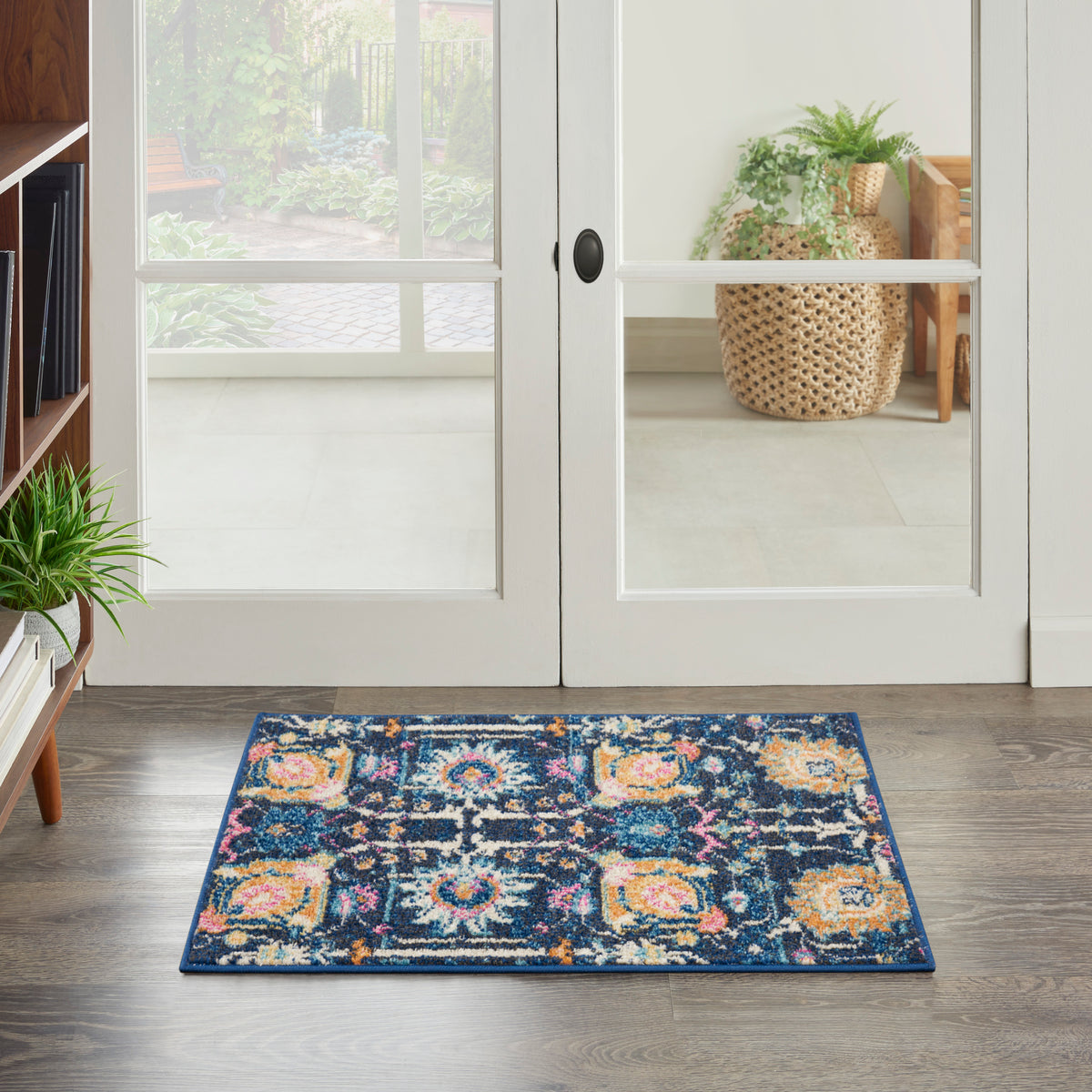 Passion PSN01 Navy Rug - room scene