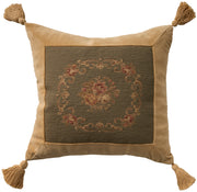 Vintage Pillow VAN12 Sage 18" x 18" Throw Pillows