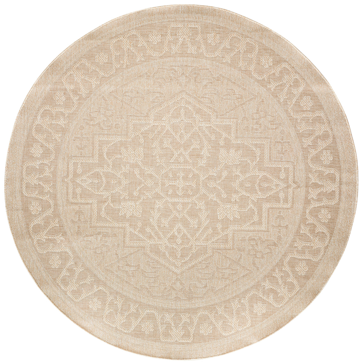 Tulum TLM05 Cream Rug - Round