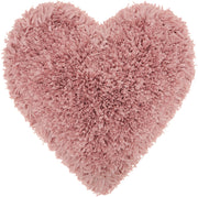 Shag TL001 Rose 18" x 18" Throw Pillows