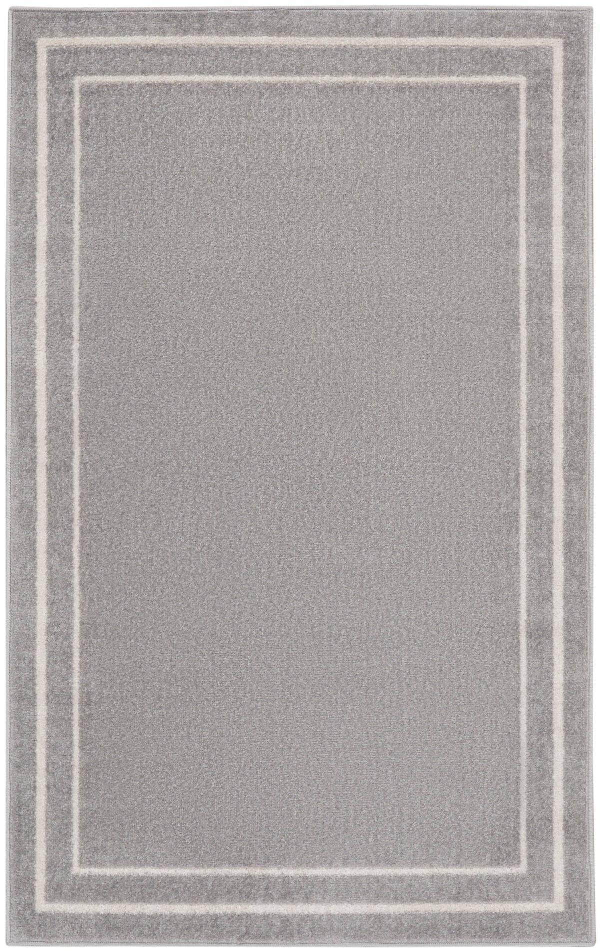 Nourison Essentials NRE02 Grey Ivory Rug - Rectangle
