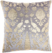 Sofia AC384 Grey 20" X 20" Throw Pillows
