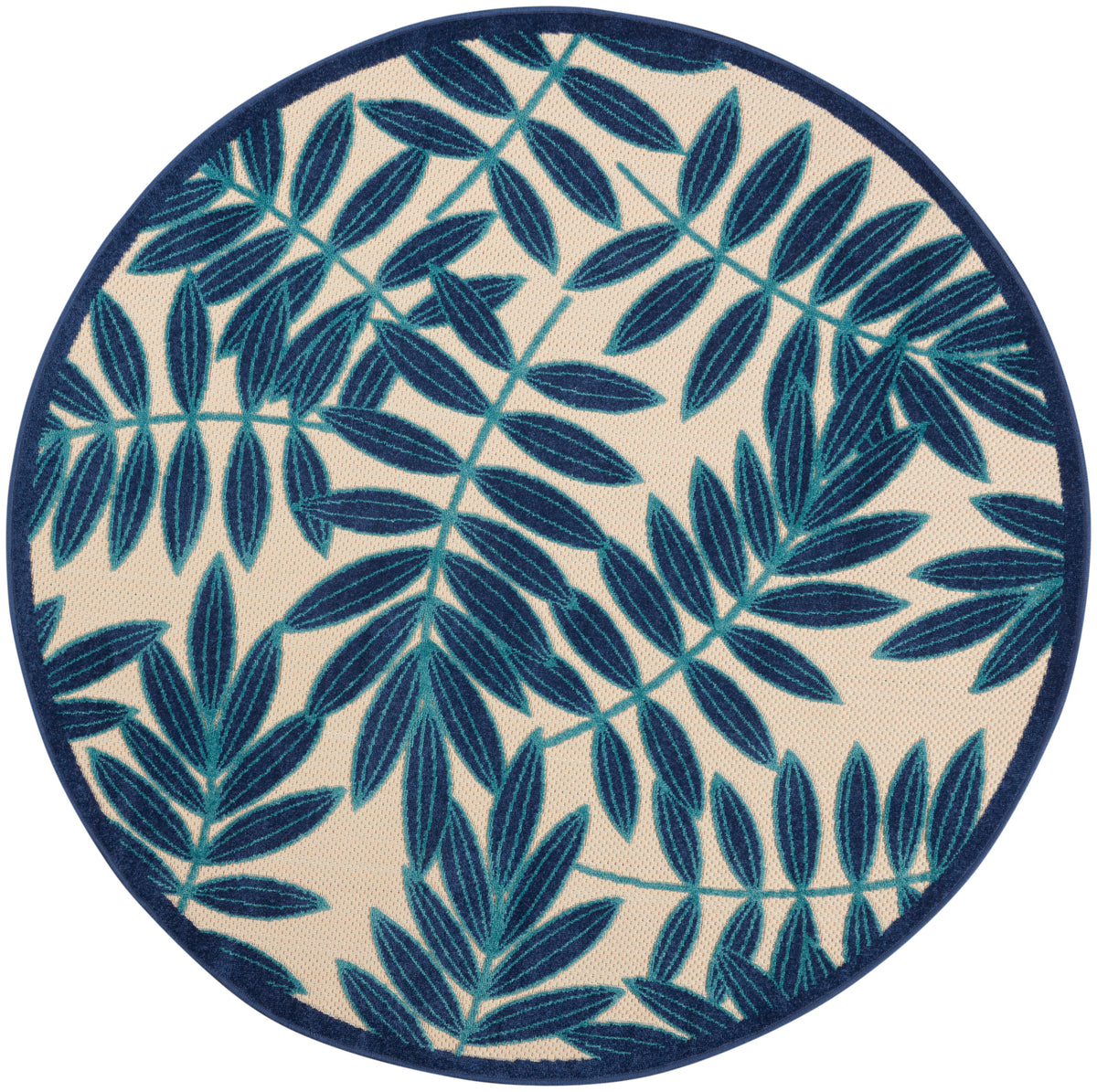 Aloha ALH18 Navy Rug - Round