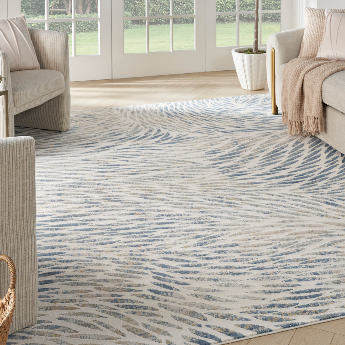 Exhale EXL03 Multicolor Rug - room scene
