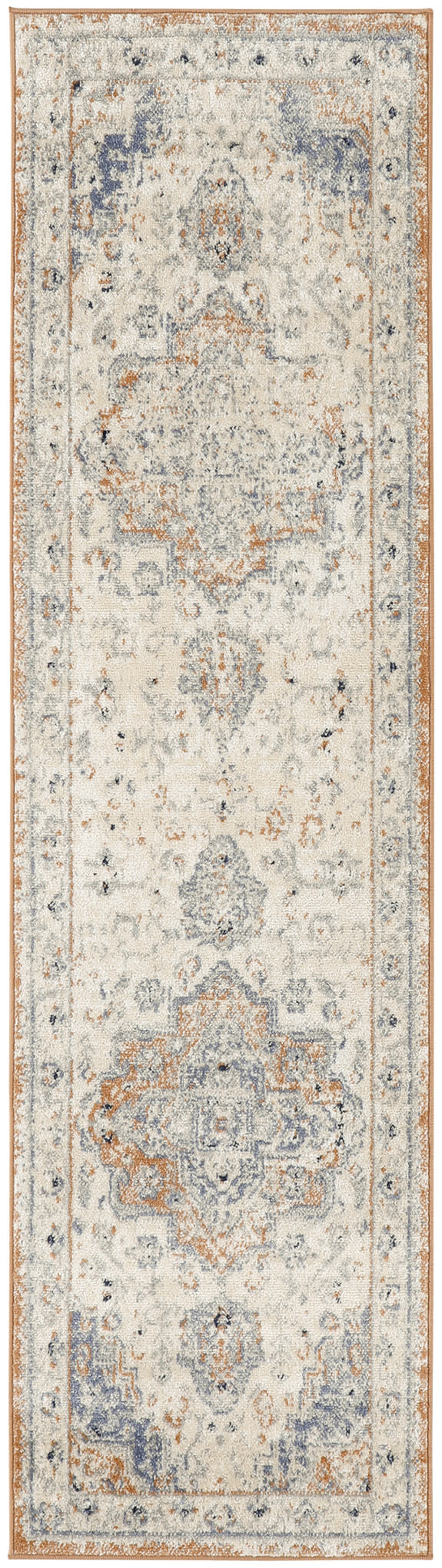 Nourison Essentials Persian NRE07 Beige Blue Rug - Runner