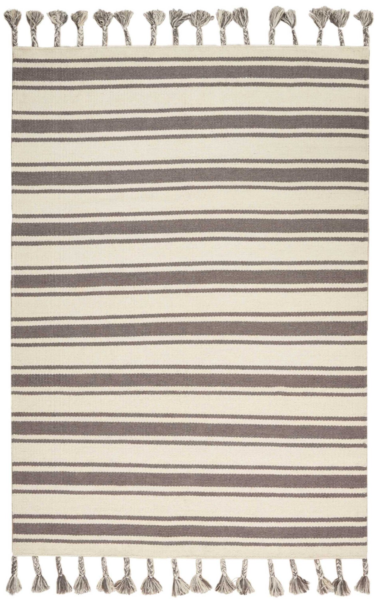 Rio Vista DST01 Ivory Grey Rug - Rectangle