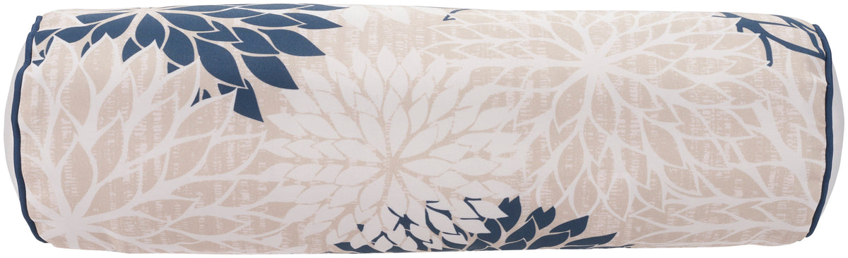 Aloha ALH05H Ivory/Navy 6" x 20" Throw Pillows