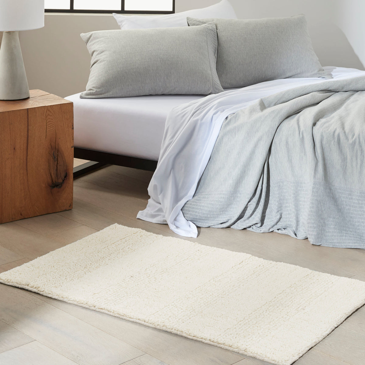CK043 Spun SPN01 Ivory Rug - room scene
