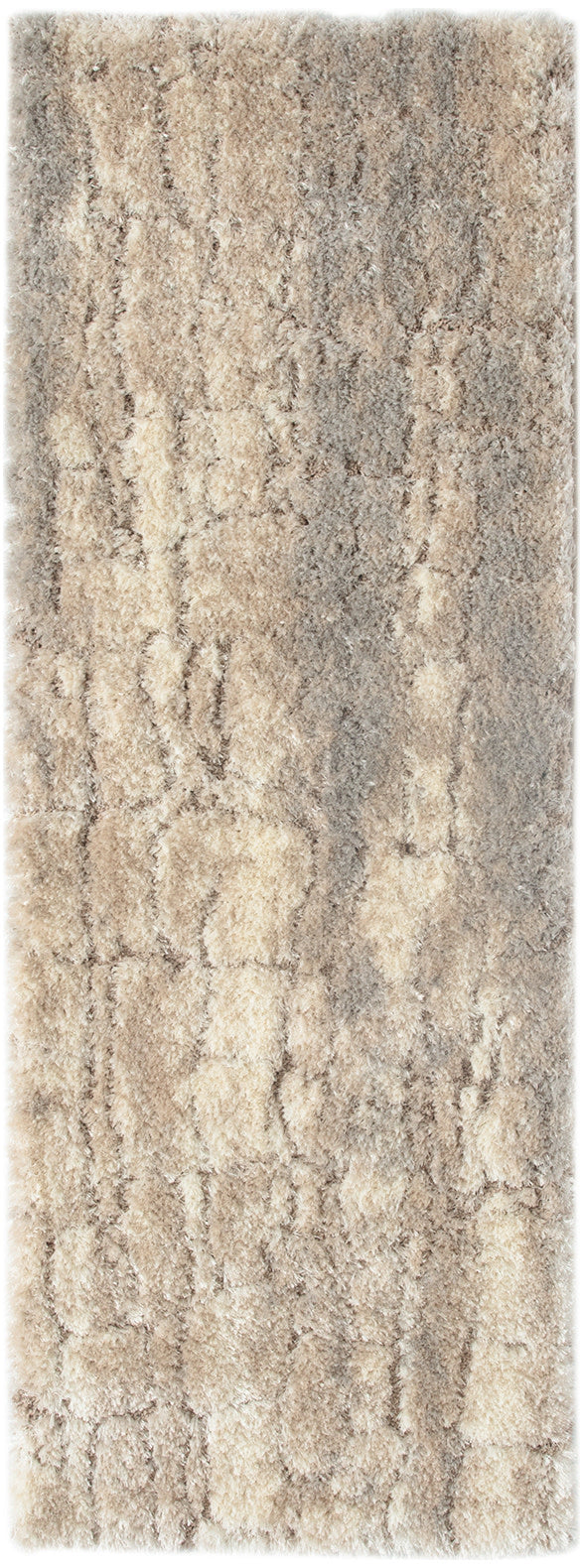 Dreamy Shag DRS09 Ivory Beige Rug - Runner