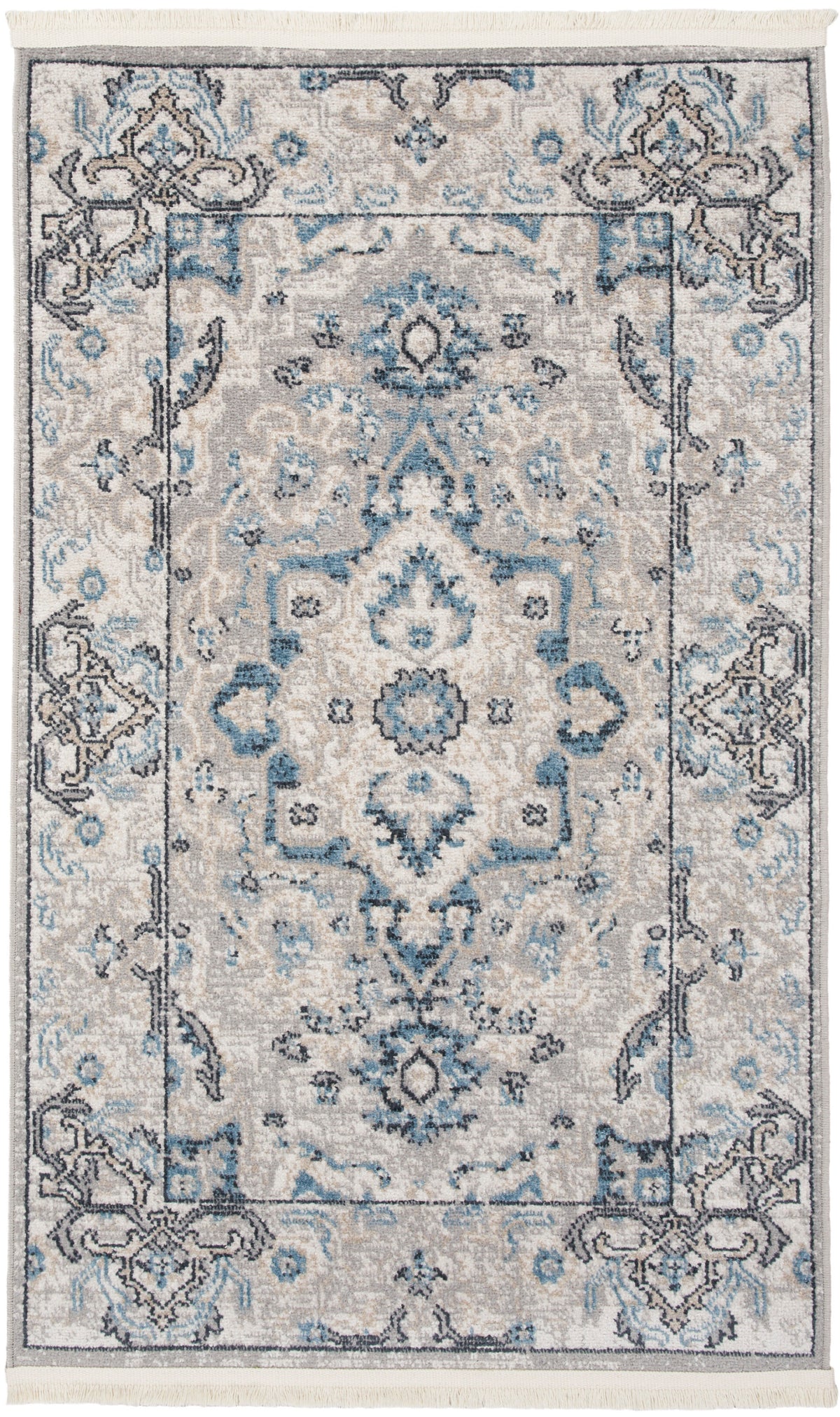 Carina CNA02 Grey Blue Rug - Rectangle