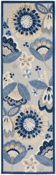 Aloha ALH25 Blue Grey Rug - Runner