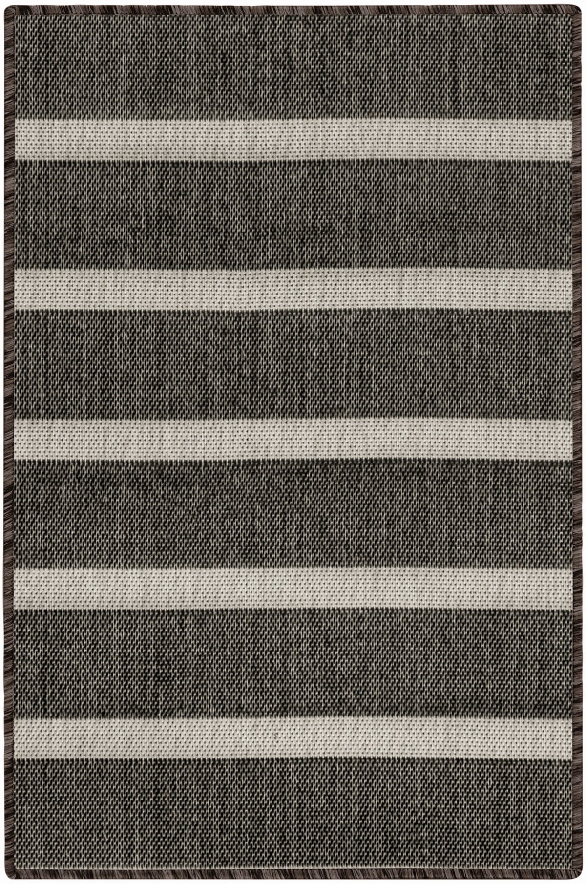 Positano POS03 Black Ivory Rug - Rectangle