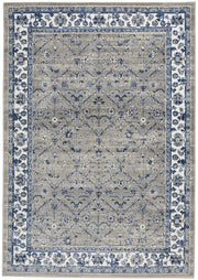 Cyrus CYR02 Ivory Navy Rug - Rectangle