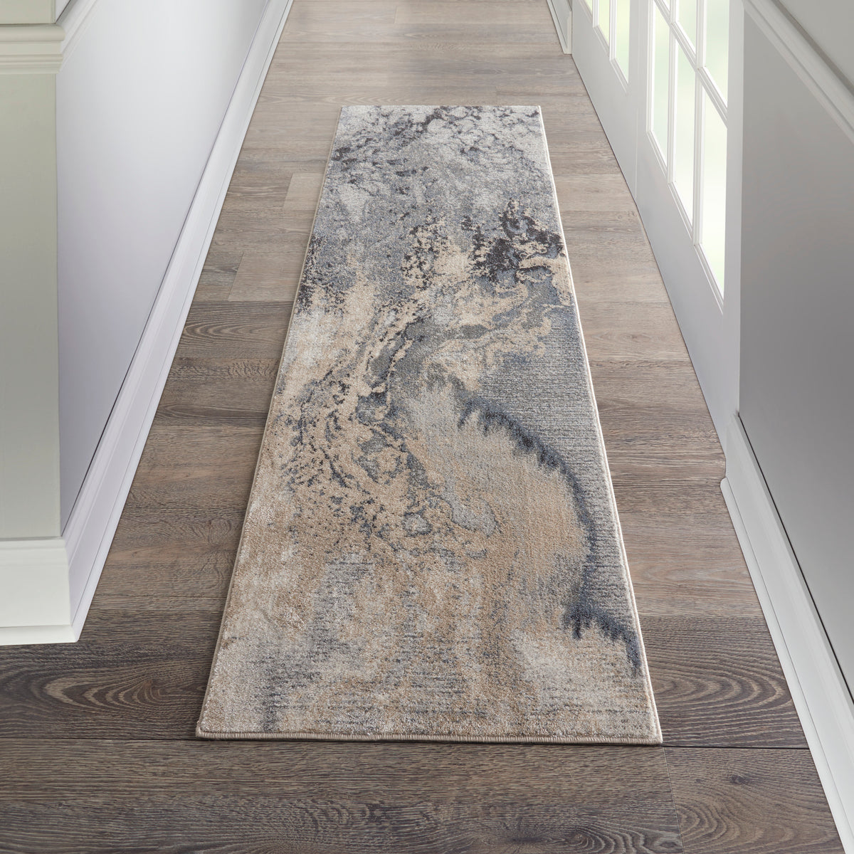 Maxell MAE08 Grey Rug - room scene