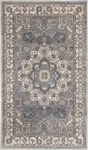 Quarry QUA07 Grey Ivory Rug - Rectangle