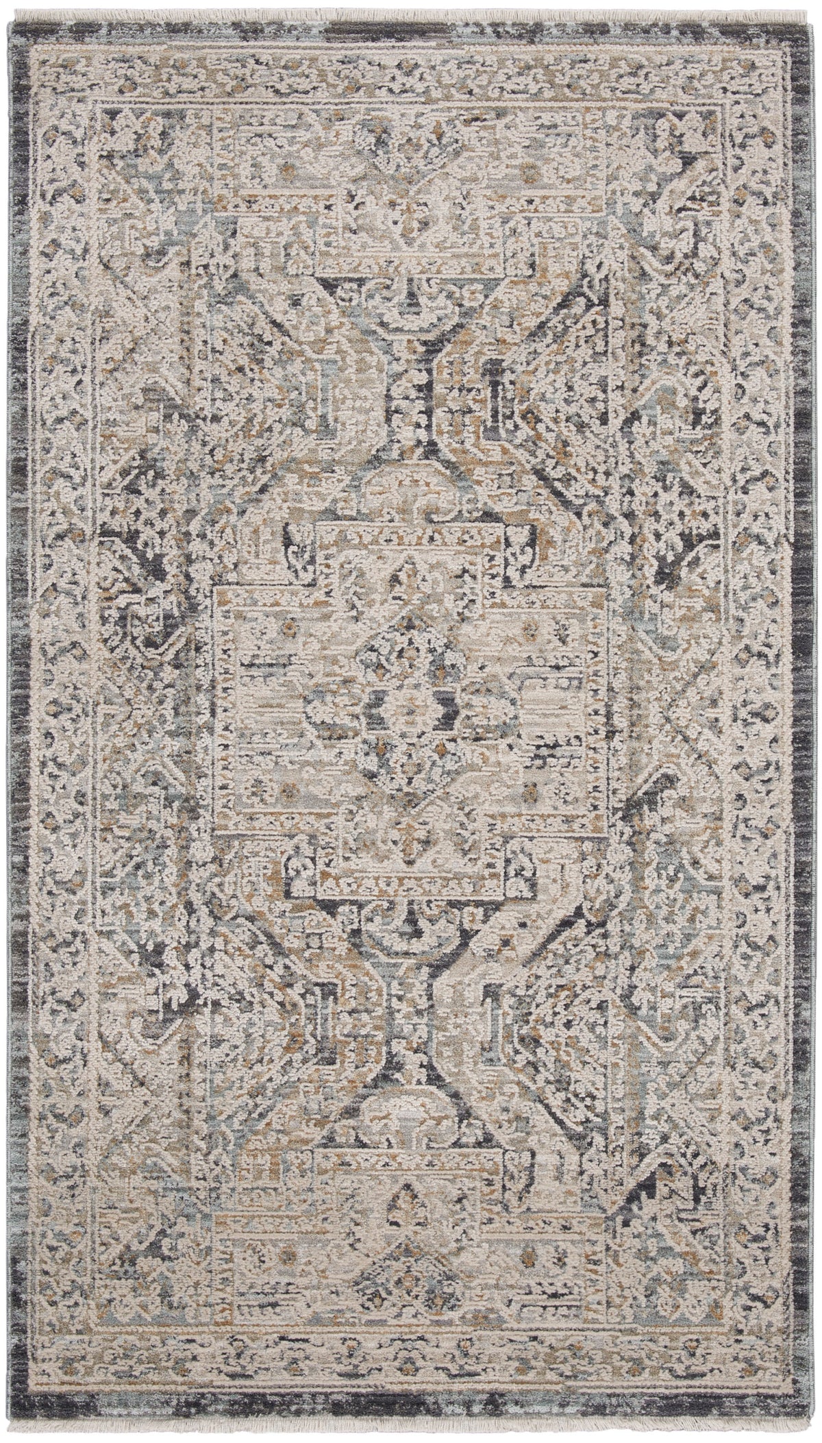Lynx LNX01 Ivory Charcoal Rug - Rectangle