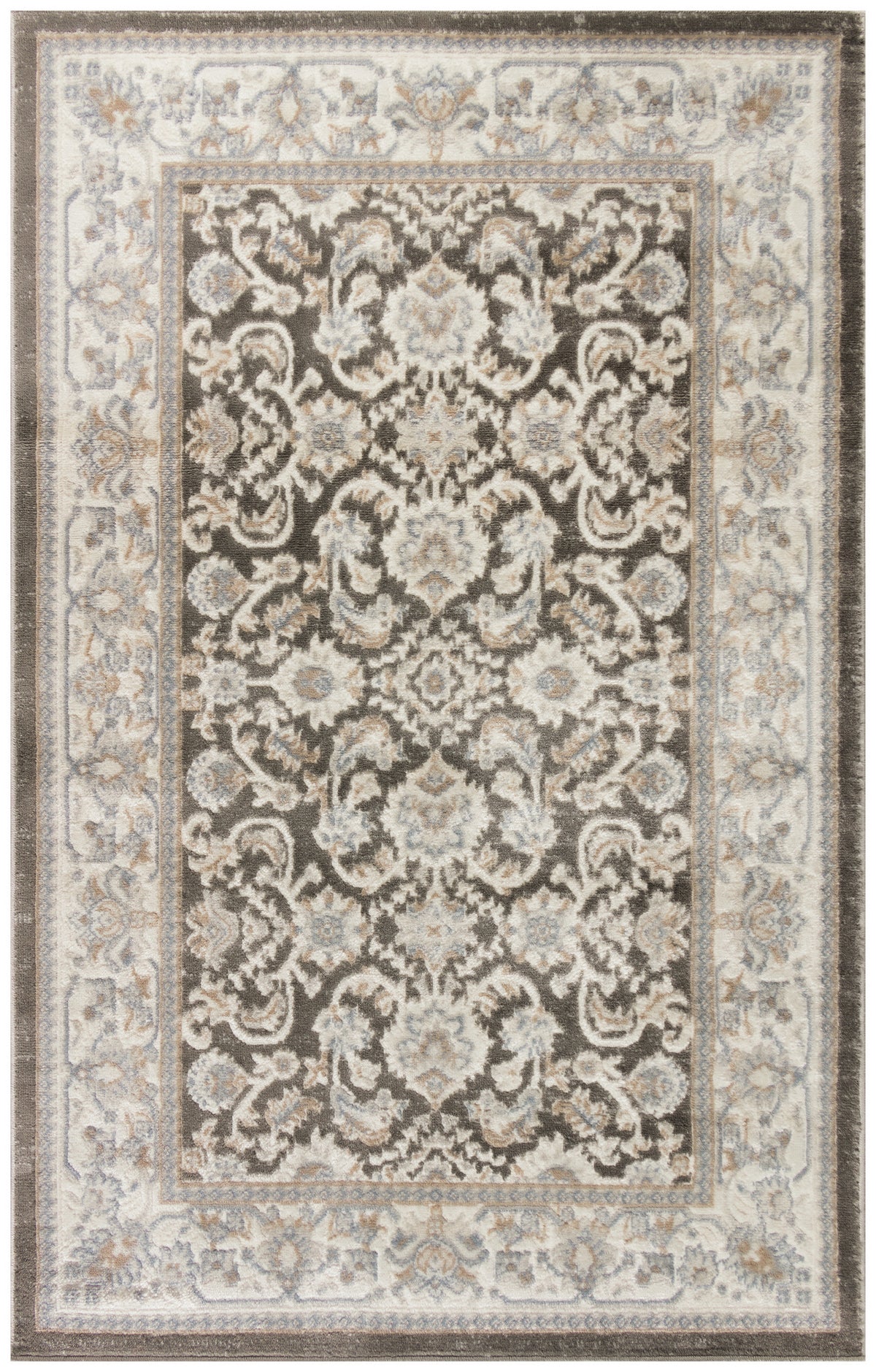 Serenity Home SRH02 Ivory Grey Blue Rug - Rectangle