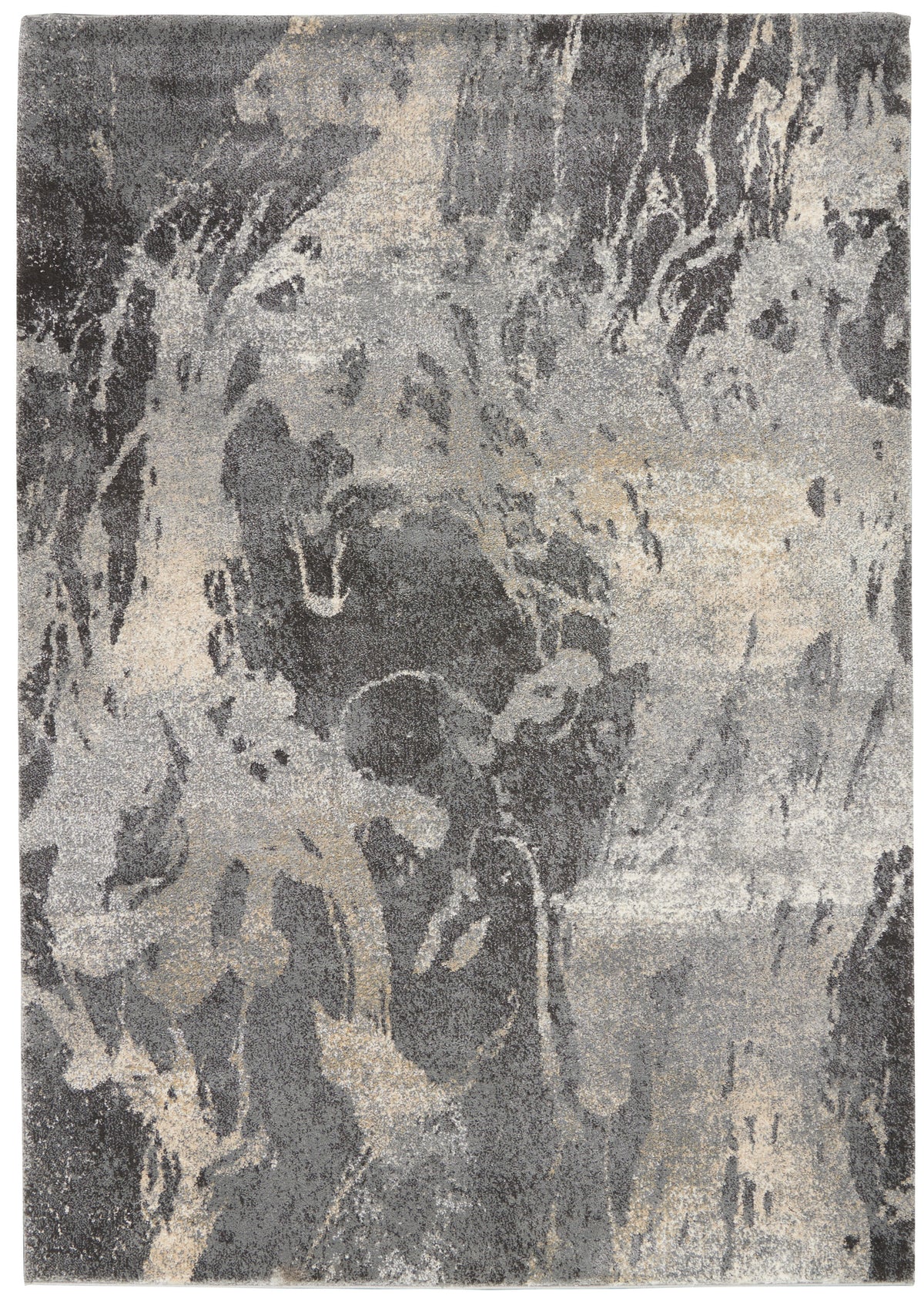 Fusion FSS16 Beige Grey Rug - Rectangle