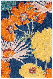 Allur ALR06 Navy Multicolor Rug - Rectangle